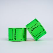 Ценник 25*35 зеленый 10/200
